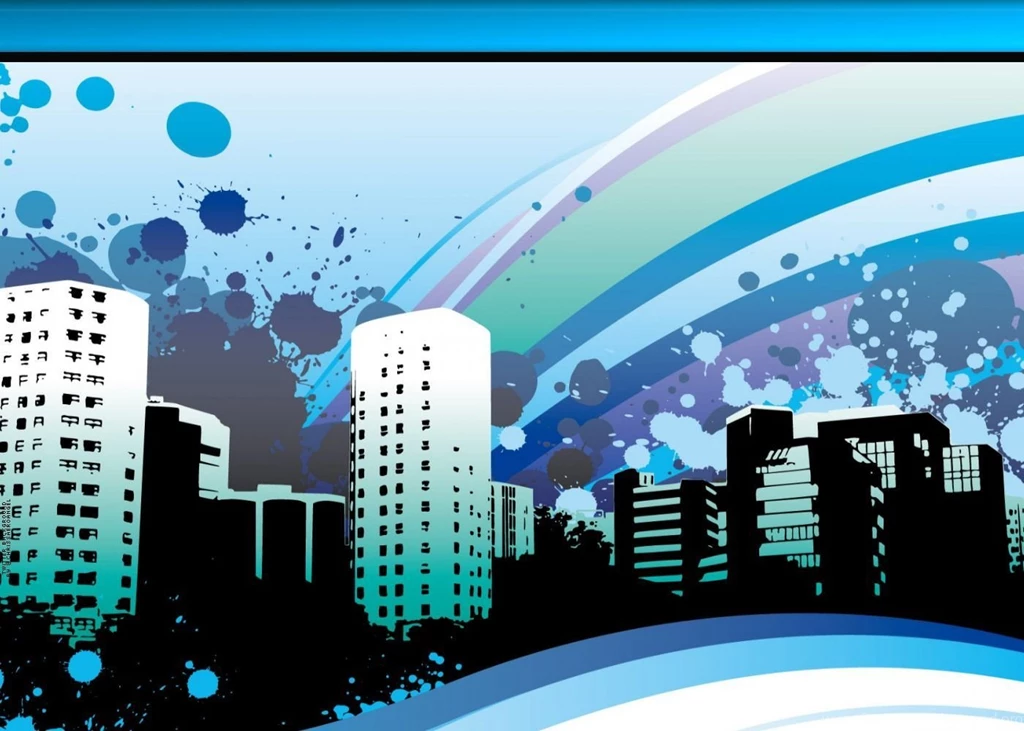 Blue City Twitter Backgrounds, Blue City Twitter Themes