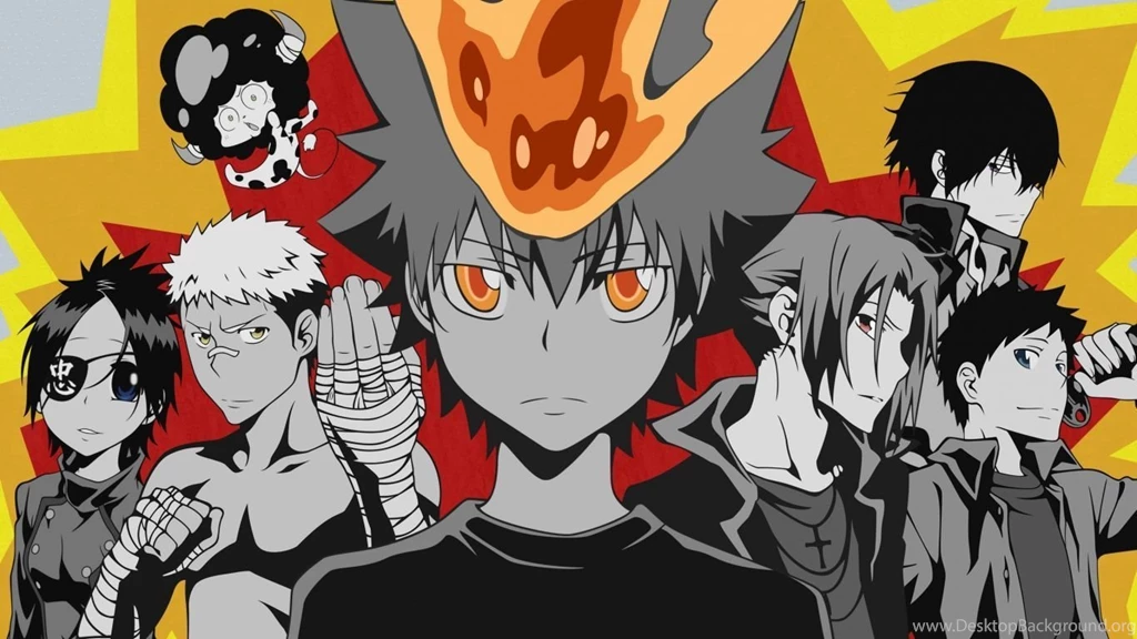 Download Wallpapers 1366x768 Anime, Katekyo Hitman Reborn Ghost ...