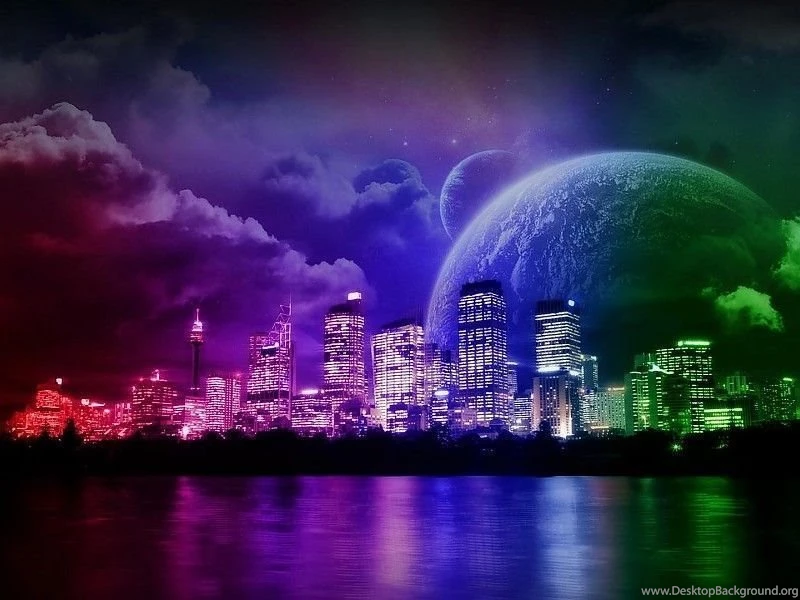 HD Neon City Wallpapers Free Desktop Backgrounds And Wallpapers