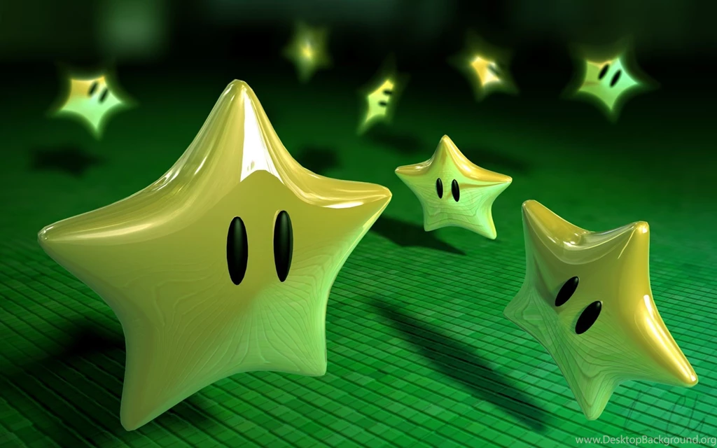 Mario Stars Desktop Wallpaper Backgrounds