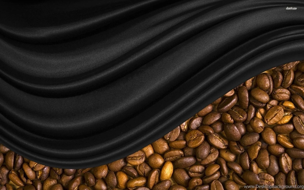 Coffee Beans Under Black Scarf Wallpapers
