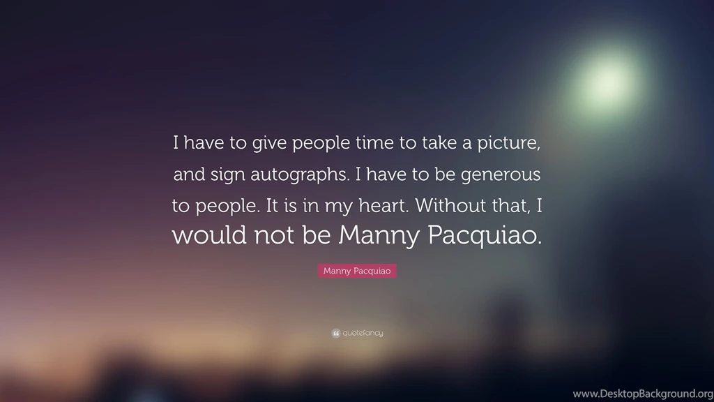 Manny Pacquiao Quotes (18 Wallpapers)   Quotefancy