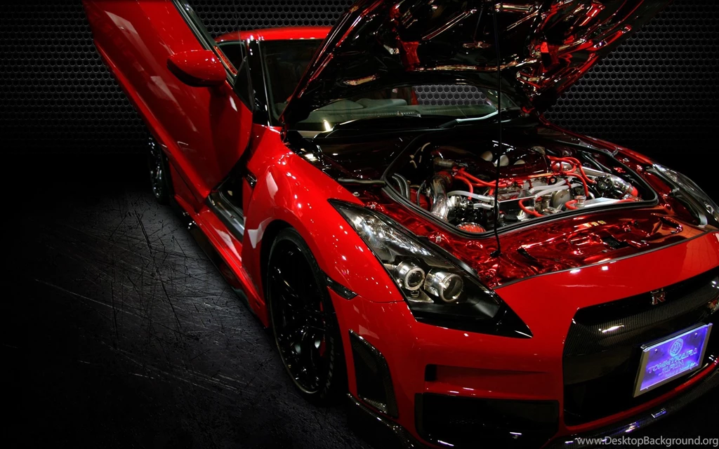 Nissan GT R Red Car Tuning Wallpapers