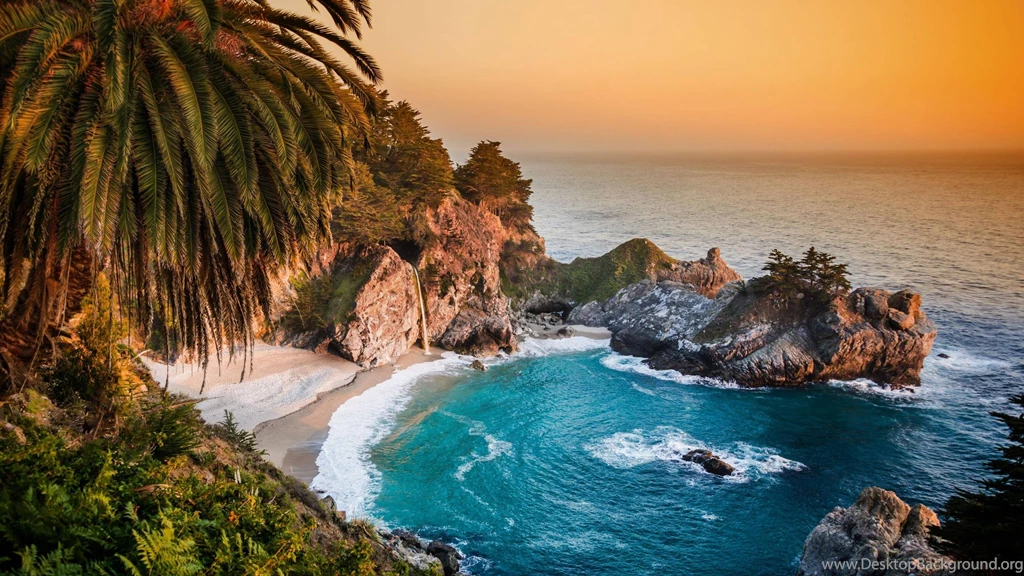 Julia Pfeiffer Burns Beach At Sunset HD Wallpapers