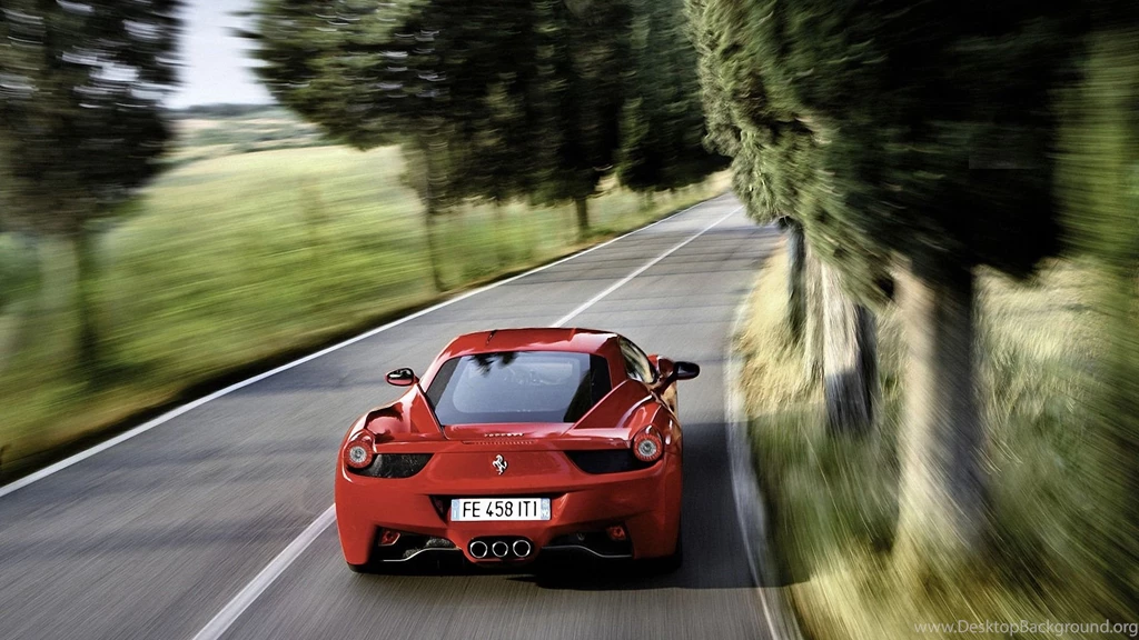 458 Italia Red Back Hd 1920x1080 Wallpapers,Ferrari 458 Italia ...