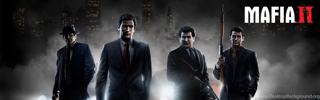 Download Wallpapers 3840x1200 Mafia 2, Gun, Car, Smoke, Night Dual ...