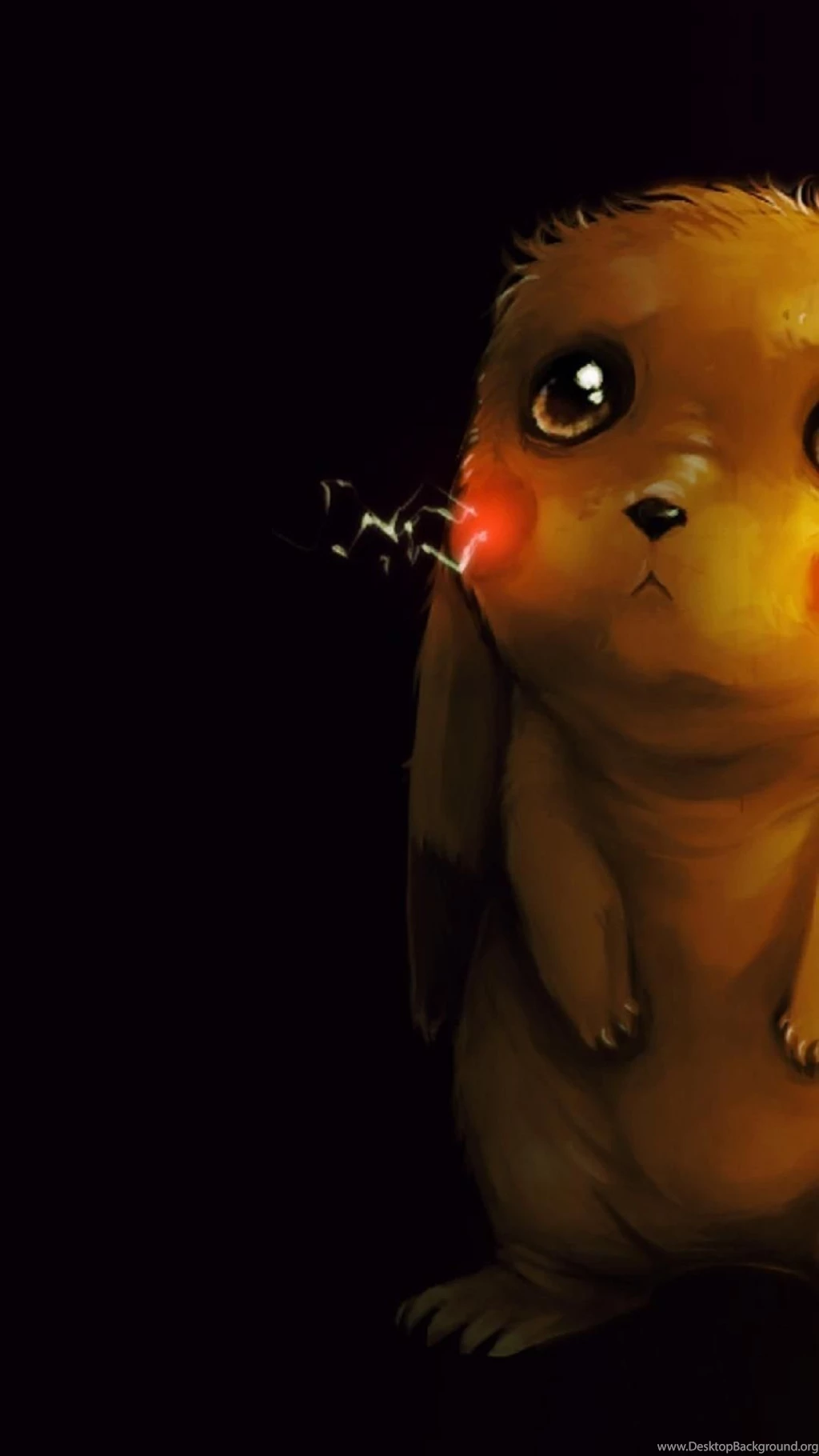HDscreen: Pikachu Pokemon Sad Simple Backgrounds Desktop Bakcgrounds
