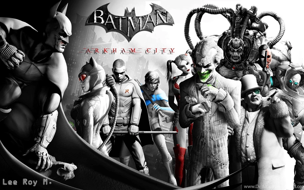 Batman Arkham City Wallpapers Invitation Templates
