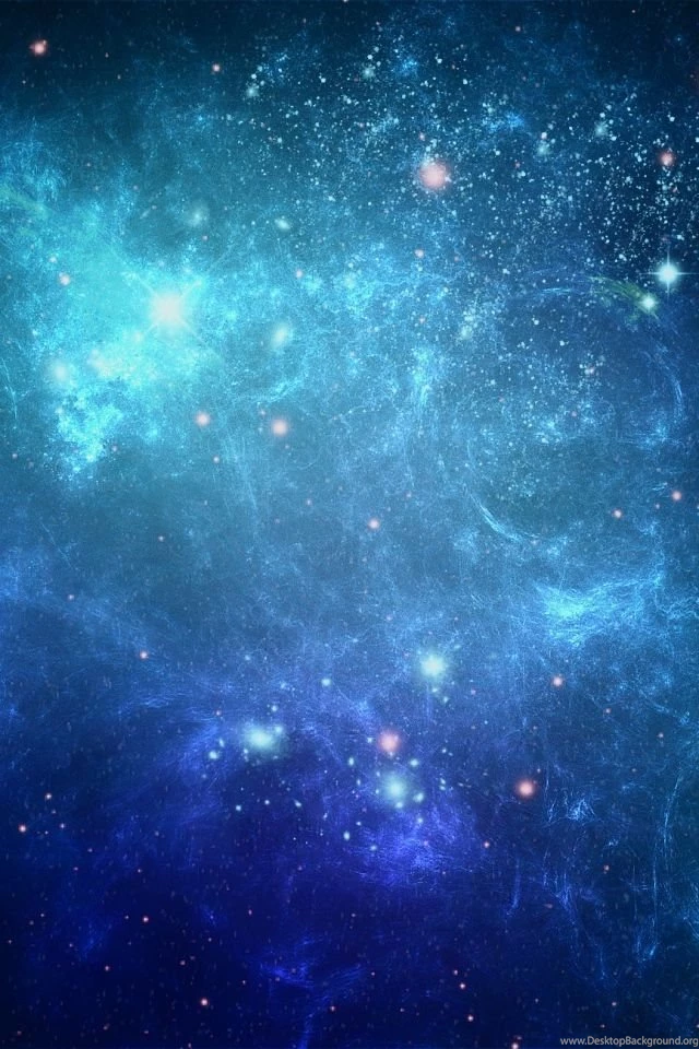 Download Wallpapers 640x960 Space, Background, Blue, Dots iPhone 4S ...