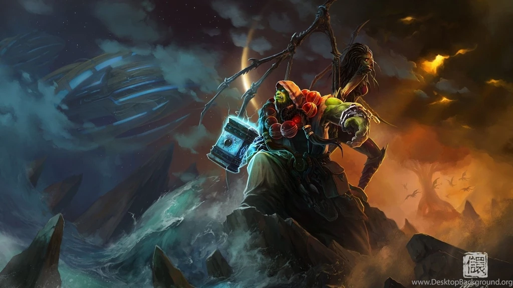 Ocean, World Of Warcraft, Fantasy Art, Thrall, Shaman :: Wallpapers