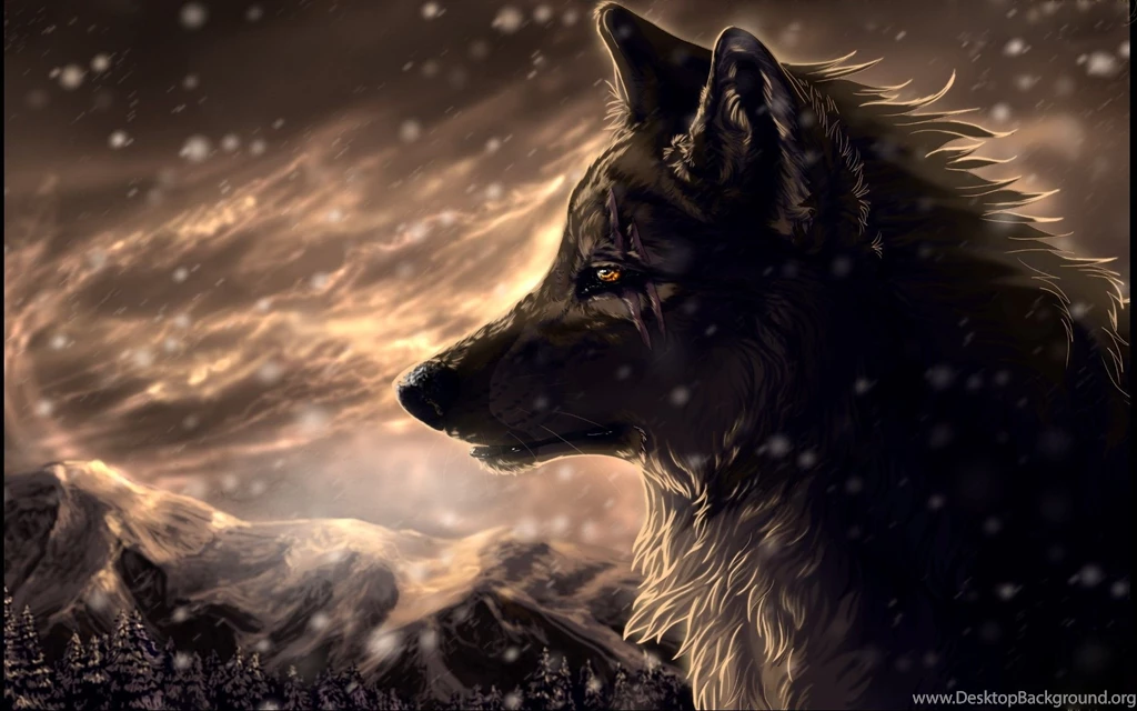 Snow Wolf (1) Magic4Walls.com