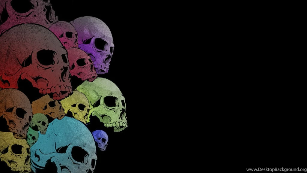 Colorful Skulls Desktop Wallpapers 29313