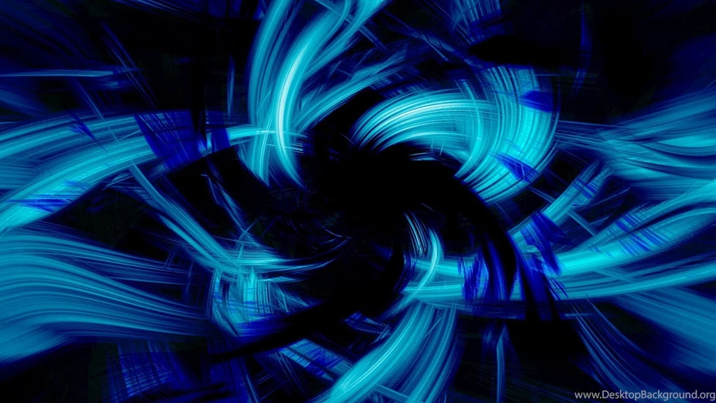 Black And Blue Abstract