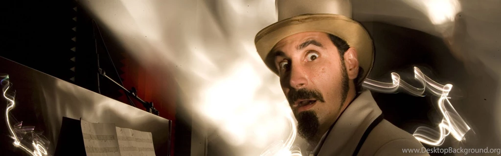 Download Wallpapers 3840x1200 Serj Tankian, Hat, Piano, Notes ...