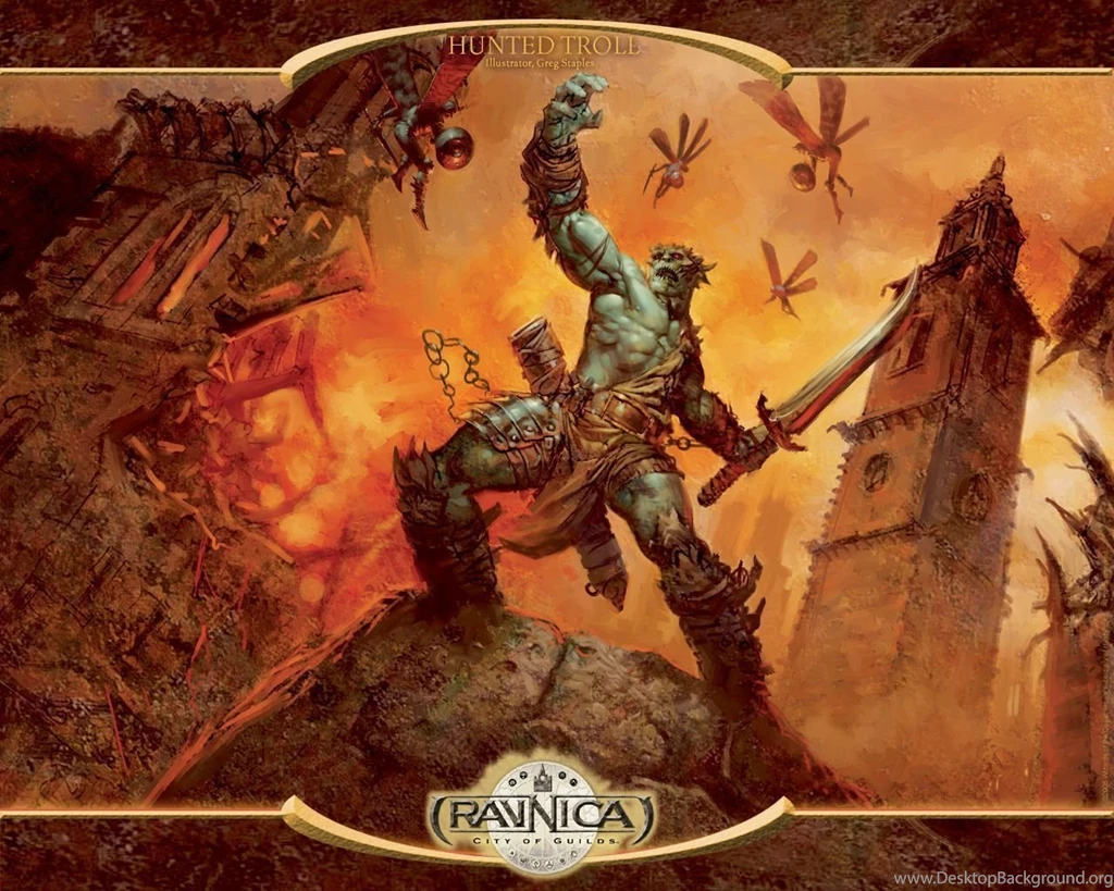 Wallpapers Of The Week: Hunted Troll : Daily MTG : Magic: The Gathering