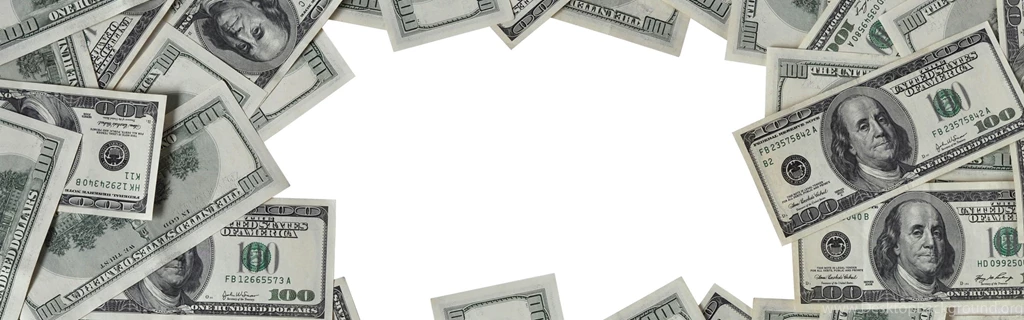 Download Wallpapers 3840x1200 Dollars, Frame, Money, White ...