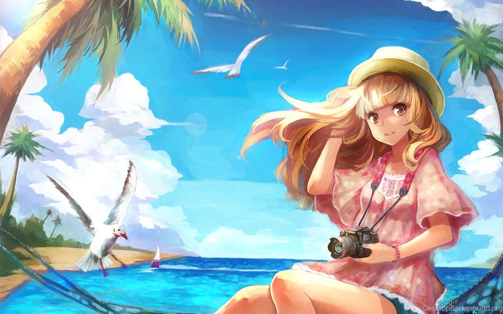 Summer Vacation Anime Girl Hd Wallpapers ImgMob