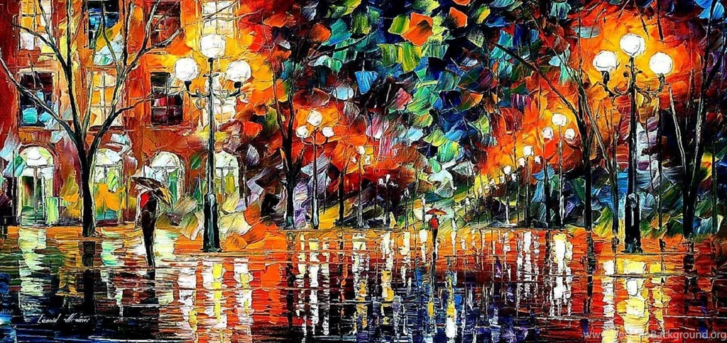 Abstract Christmas Painting Wallpapers Free Desktop