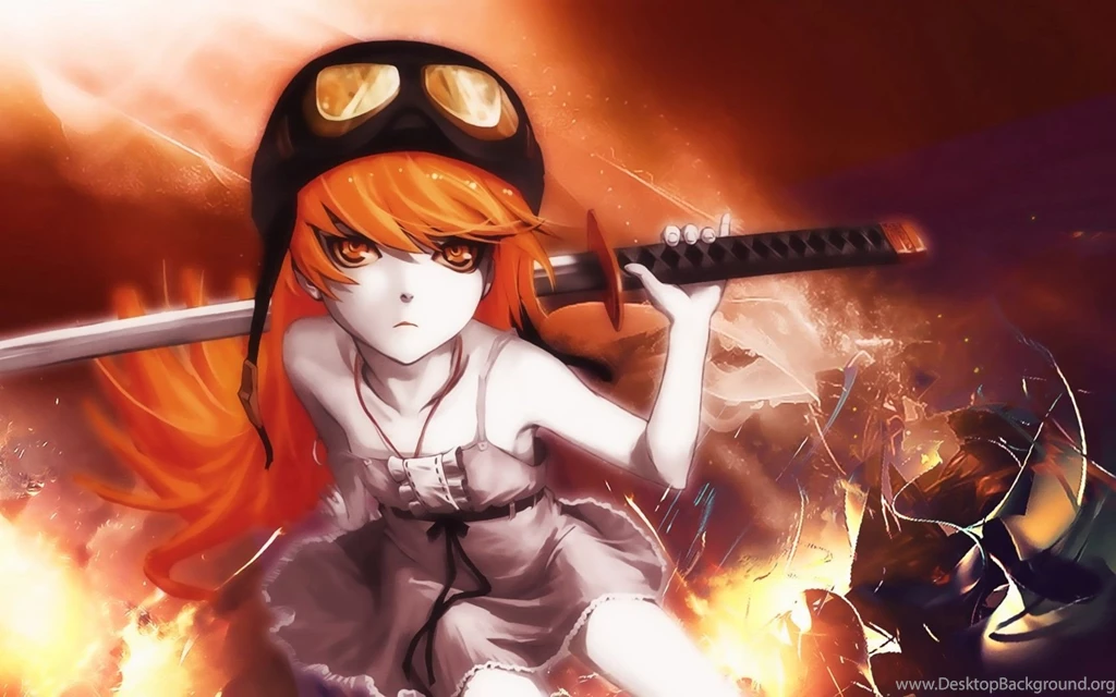 Bakemonogatari Oshino Shinobu Anime Wallpapers