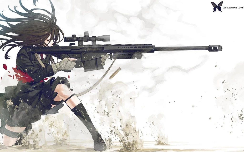 Gun Anime Girl M82a1 Wallpapers (