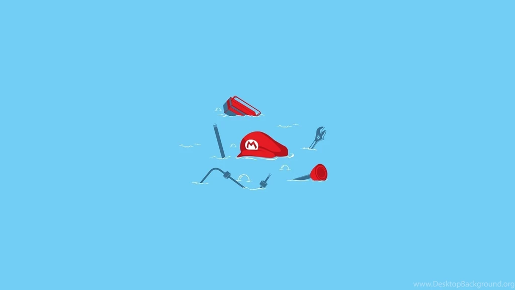 Nintendo Abstract Mario Tools Solid Simplistic Simple Wallpapers ...