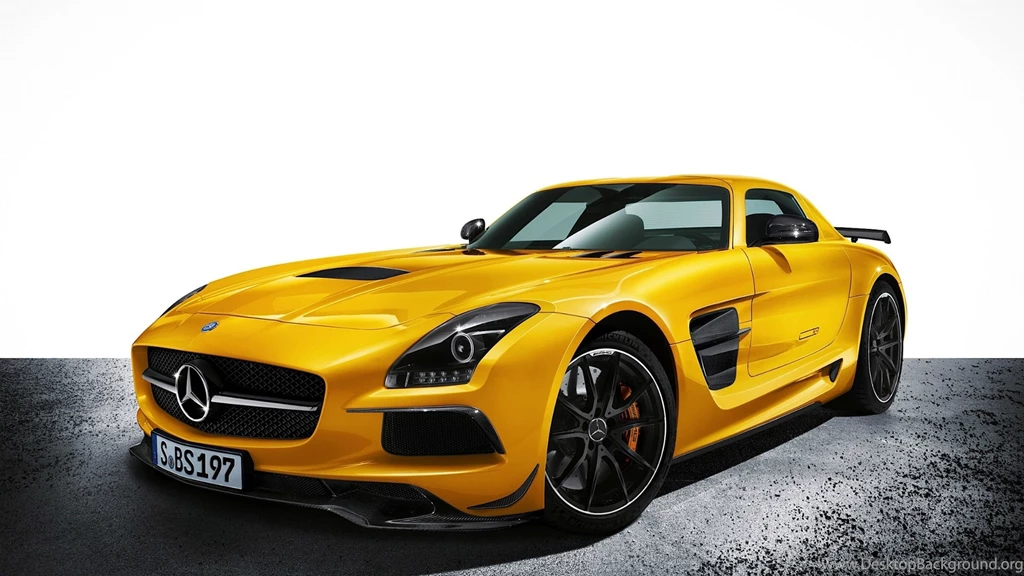 Download Wallpapers 3840x2160 Mercedes benz, Sls Amg, Yellow, Auto ...