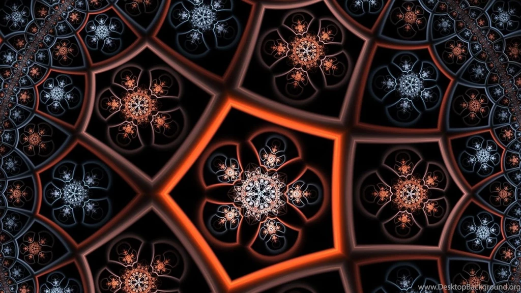 Abstract Flowers Fractal Wallpapers For Desktop, PC & Mobile
