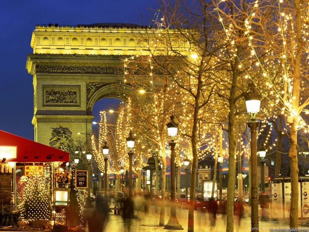 Desktop Wallpapers » Natural Backgrounds » Arc De Triomphe, Paris ...