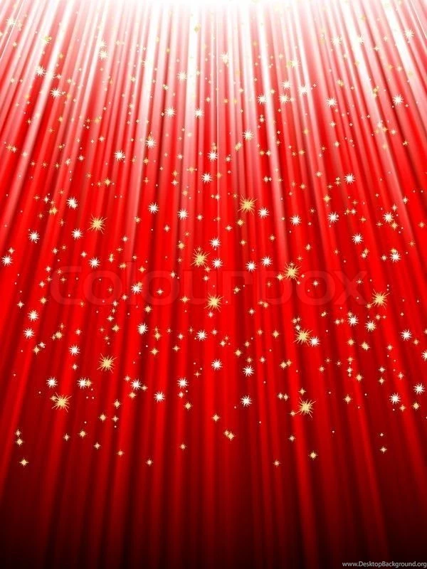 Festive Red Abstract Backgrounds With Stars Descending On Rays Of ...