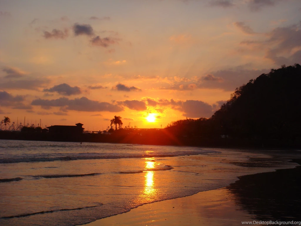 Desktop Wallpaper, Costa Rica Sunset