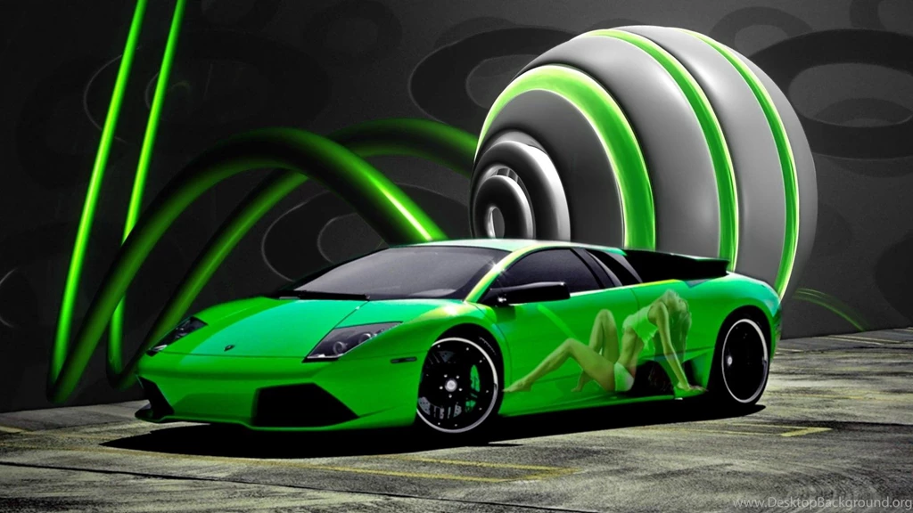 Space Lambo Wallpapers