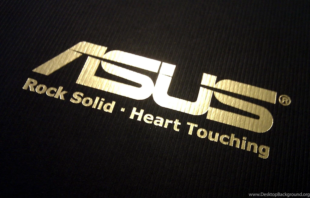 Asus Logo Gold Backgrounds Wallpapers