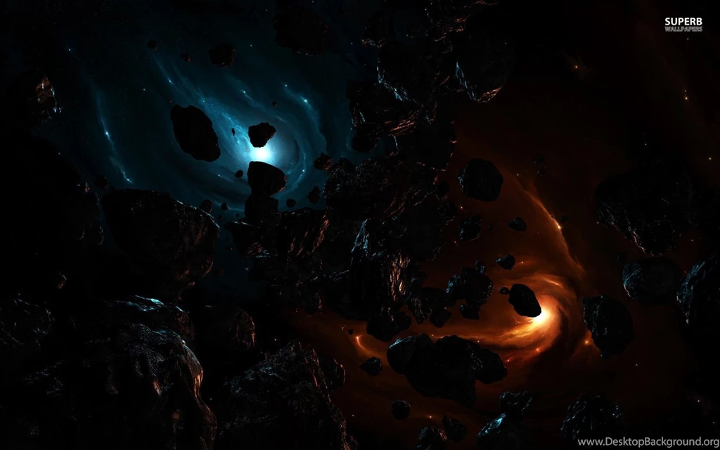 Red & Blue Vortices In Space Wallpapers   Fantasy Wallpapers