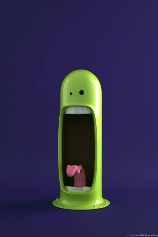 Free Green Scream iPhone Wallpapers