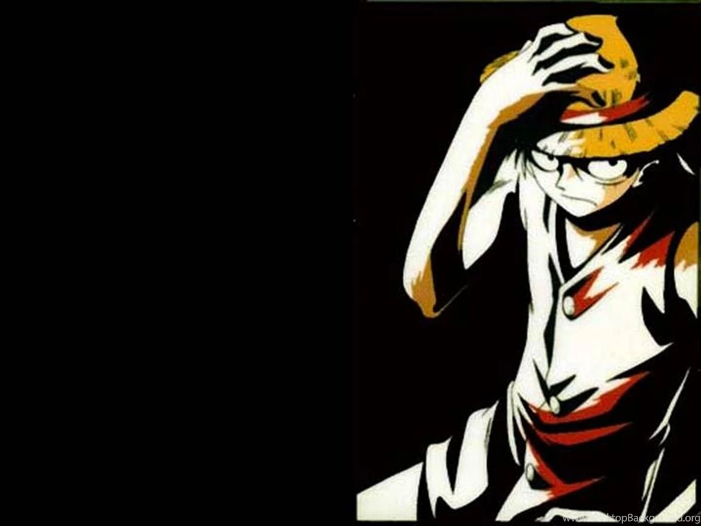 Luffy Black Backgrounds Anime One Piece Wallpap