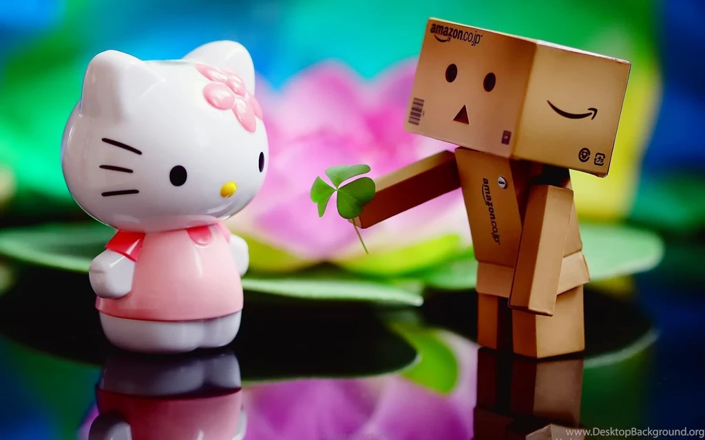 Danbo Love Hello Kitty HD Wallpapers