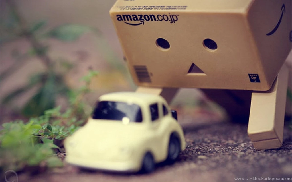 Danbo White Car HD Wallpapers
