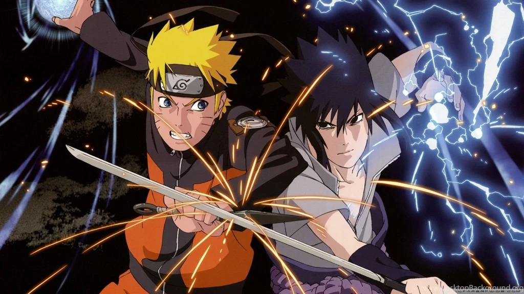 Naruto Vs. Sasuke HD Desktop Wallpapers : Widescreen : High Definition