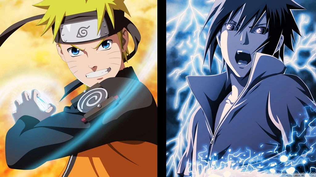Download Naruto And Sasuke   Opposites Wallpapers   Wallpapers Printed