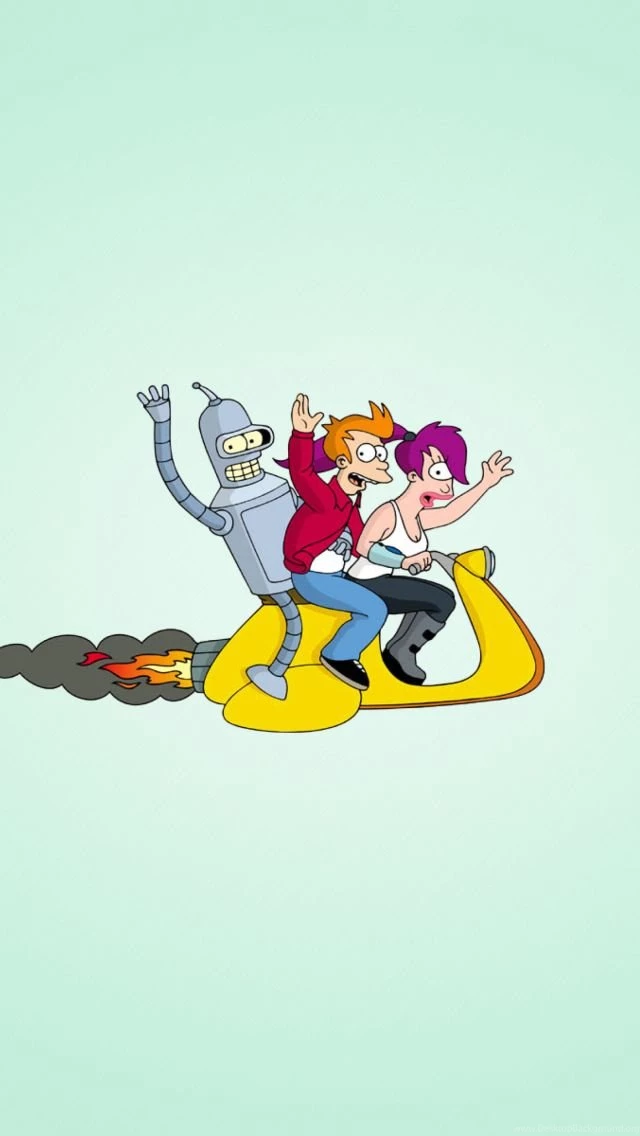 Bender J And Leela From Futurama 640x1136.jpg