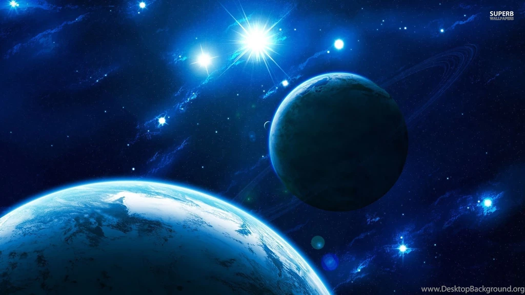 Blue Light In Space Wallpapers Space Wallpapers