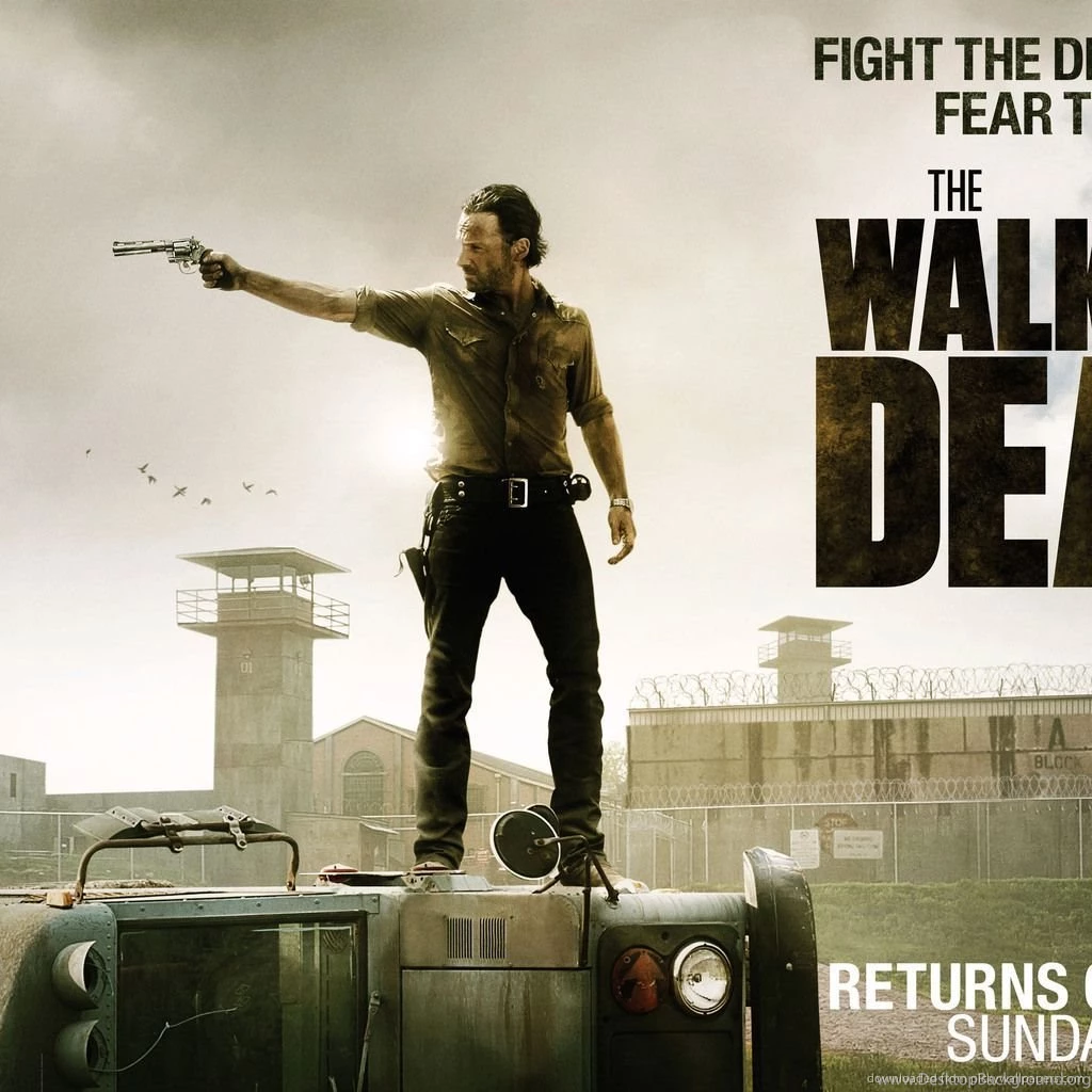 Download The Walking Dead Fight The Dead Poster Wallpapers For iPad 2