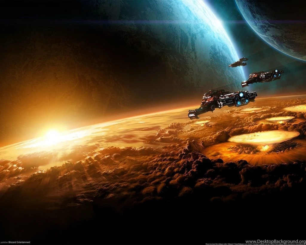 Espaço Em StarCraft II Papéis De Parede