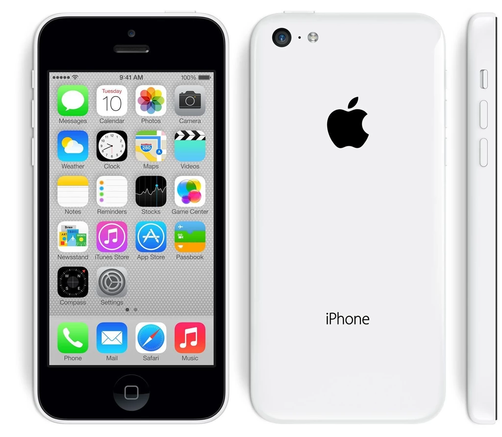 New White Iphone 5C On A White Backgrounds Wallpapers And Images ...