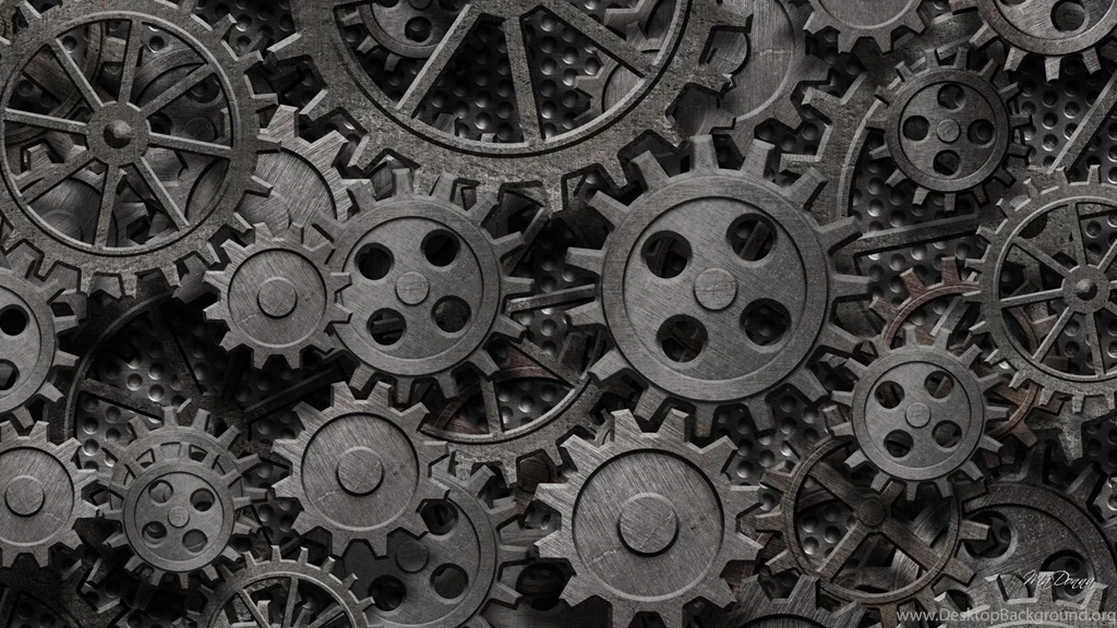 Gears Mechanical Technics Metal Steel Abstract Abstraction ...