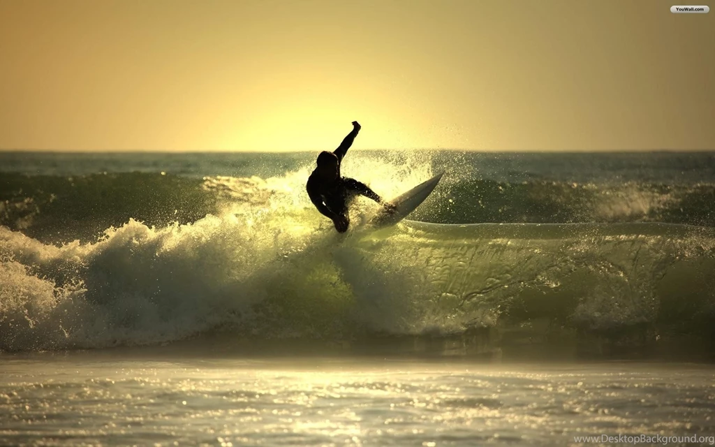 Great Wave Surfing Desktop Wallpapers