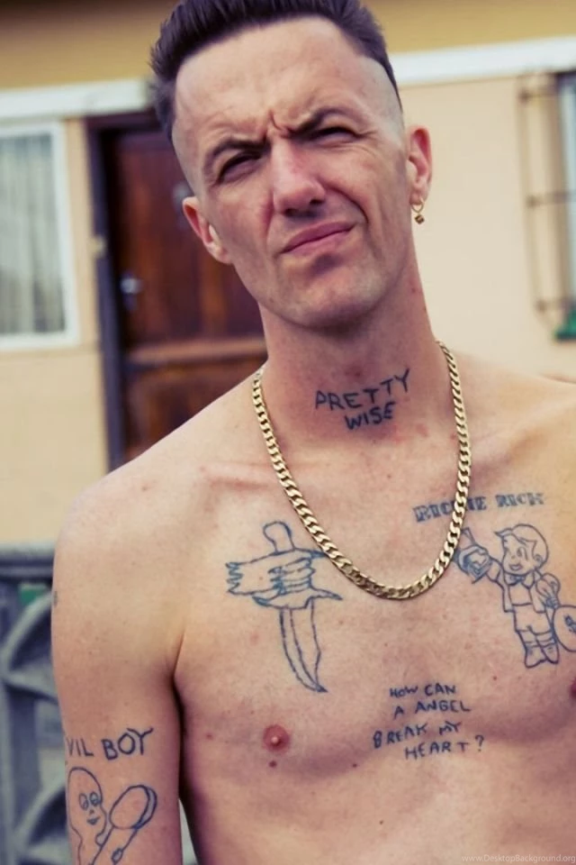 Download Wallpapers 640x960 Die Antwoord, Girl, Tattoo, Blonde ...