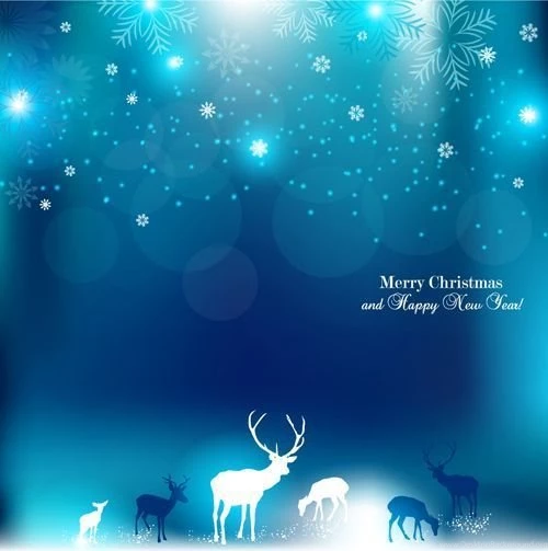 Vector Set Of Xmas Backgrounds Design Elements 09 Vector ...