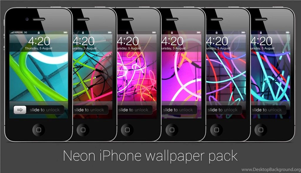 DeviantArt: More Like Neon iPhone Wallpapers Pack By Nabucodorozor