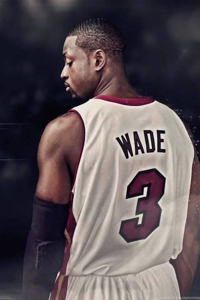 Download Wallpapers 640x960 Dwyane Wade, Basketball Player, Miami ...